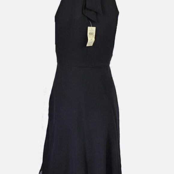 🖤 90s-Style Ann Taylor Black Silk Flounce Dress – Size 6 🖤 - Picture 8 of 8